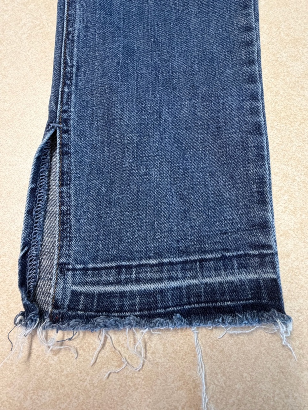 Free People Kentucky Blue Slit Skinny Jean - Picture 9 of 14